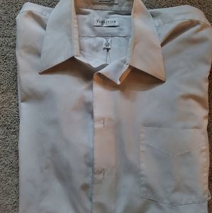 Van Heusen white button up shirt 16 34/35